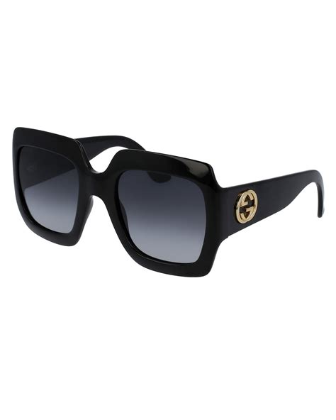 gucci glasses big|gucci oversized black square eyeglasses.